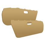 Door Trim Panel Leather Covered ABS (pair) Biscuit 1989-97 - RY1031