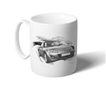 Mazda MX5 Mk3 Mug B/W Inc Reg - RY1104BWMUG