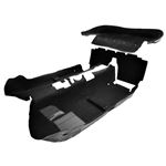 Carpet Set Moulded Black Nylon 1.6L LHD - RY1158BLK