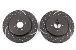 EBC Turbo Grooved Front Brake Discs - 304mm - Vented Pair - MGF and MG TF - SDB000232UR