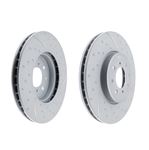 Brake Disc Vented Grooved Front (pair) 282mm - SDB000440UR - EBC