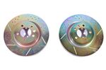 Front Performance Brake Discs (pair) Vented 337.4mm - SDB000614URBP - Britpart