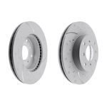 EBC Turbo Grooved Front Brake Discs - Vented Pair - Rover 800 - SDB10026SLPUR