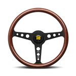 Steering Wheel - Indy Heritage Mahogany Wood/Black Spoke 350mm - RX2459 - MOMO