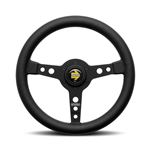 Steering Wheel - Prototipo Black Spoke/Black Leather 320mm - RX2462 - MOMO