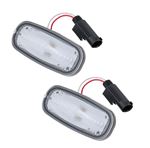 Side Repeater Lamp Clear LED (pair) - XGB100310LEDCLPR - Aftermarket