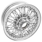 Wire Wheel Centre Lock Tube Type 4.5J x 13" Chrome - XW466C - MWS