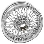 Wire Wheel Centre Lock Tubeless 4.5J x 14" Chrome 60 Spoke - XW515C - MWS