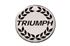 Triumph Badge - Self Adhesive for Classic 8 Spoke Wheel Centre - RL1472BADGE