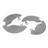Stainless Steel Brake Dust Shield - Back Plate - Pair - 2136801SS