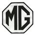 Embroidered Patch "MG" Logo Octagon Black/White Large - 229505