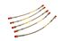 Goodridge Stainless Steel Braided Brake Hose Kit - 5 Hose Set - SD1