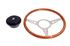 Moto-Lita Steering Wheel & Boss - 13 inch Wood - Drilled Spokes - Dished - RB7698
