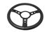 Leather Steering Wheel 14 in Semi Dish Black Centre - 43SBLB - Mountney