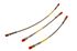 Goodridge Stainless Steel Braided Brake Hose Kit - TR4A Solid Axle