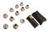 Locking Wheel Nut Kit (7 piece) Silver - RRB500090 - Genuine