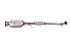 Downpipe Assembly Exhaust System - WCD001921 - Genuine MG Rover