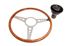 Moto-Lita Steering Wheel & Boss - 15 inch Wood - Adjustable Column - Original Horn - Flat - RW3196