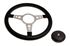 Moto-Lita Steering Wheel & Boss - 15 inch Leather - Fixed Column - Polished Spokes - Flat - RW3218