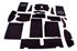 Carpet Set - Black - Midget and Sprite 1970-1974 - RP1253BLACK