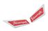 Triumph Badge - RH/LH - Pair - Red - 6218523