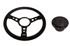 Steering Wheel 14" Vinyl with Black Centre Black Boss - RP1525 - Mountney 