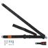 Front Seat Belt Kit - Static Type - 15cm Stalk - Each - Black - 719918A15BLACK - Securon