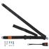 Static Seat Belt Kit Single 30cm Stalk Black - 719918A30BLACK - Securon