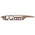 Dash Fascia Teak Crown Gloss Spitfire Mk4 1973-74 LHD - 918210