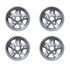 Alloy Wheel 7 x 16 Kit (4 piece) Deep Dish Silver Sparkle - ANR3631MNHK - Genuine