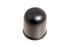 Tow Ball Cover 50mm Spun Aluminium Black - ANR3635P - Aftermarket