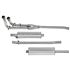 Exhaust System Skidded Bomb Type S/steel MGB Chrome Bumpber - BSMGBCBBBSK - Bell