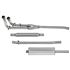 Exhaust System Bomb Type S/Steel MGB Chrome Bumper - BSMGBCBBB - Bell