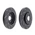 EBC Front Brake Discs (pair) 326mm - C2P26267UR
