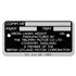 COMM PLATE TR6 LATE CP