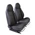 Modular Seats Pair Black Leather - EXT301BL - Exmoor