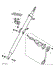 Rover Mini Steering Column from 134455