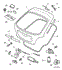 Rover 200/25/MG ZR Tailgate and Fittings