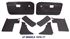 MGB Trim Panel Kits - GT Models 1970-1971 - Heat Welded Panels without Chrome Strip