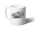 Freelander 2 HST 2008-2010 (light shading) MUG - Black and White with Reg - LF1162BWMUG