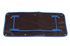 Radiator Muff Black With Blue Edging - LL1229BLUEBP - Britpart