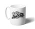 Defender 90 Extreme MUG - Black and White with Reg - LL1878BWMUG