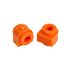 Anti Roll Bar D Bush Set Front (M19 Bolt) Dynamic Orange 1CC - LR005649PBO - Polybush