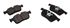 Brake Pad Set Front - LR160444P - Aftermarket