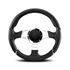 Steering Wheel - Millenium Sport Black Leather W/Grey Insert 350mm - RX2450 - MOMO