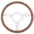 Steering Wheel - 13" Wood Rim Dished - MK313D- Moto-Lita