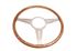 Steering Wheel 14" Wood Flat with Slots - MK314FS  - Moto-Lita