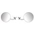 Door Mirror Round Convex (pair) - MXV14421