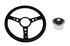 Steering Wheel Kit 14" Vinyl Semi Dish Black Centre & Alloy Boss - RA1440BA - Mountney