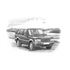 Range Rover P38 - 1995-2001 Personalised Portrait in Black & White - RA1536BW